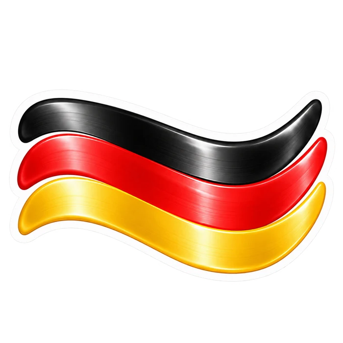 Fanwelle in Schwarz-Rot-Gold