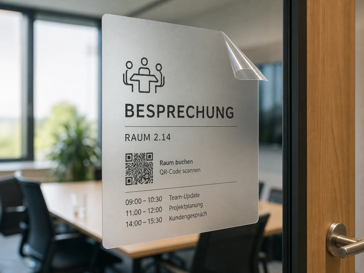 Adhäsion Aufkleber drucken - Aufkleber ohne Klebstoff – Produktbeispiel 3