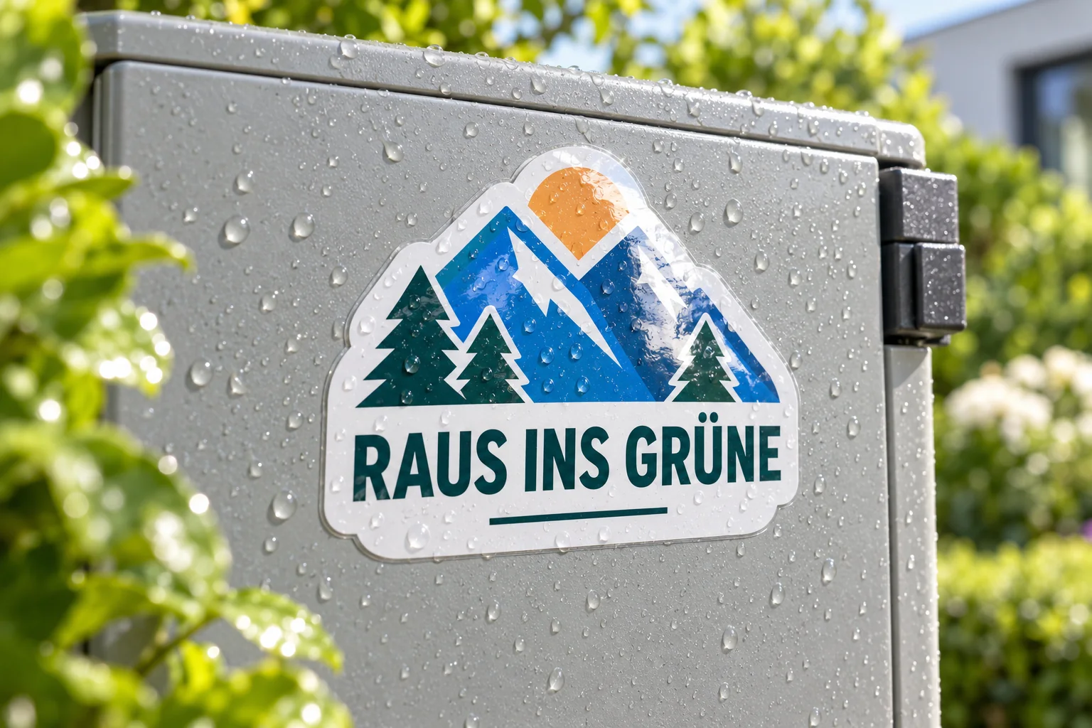 Laminierte Aufkleber drucken – Produktbeispiel 1
