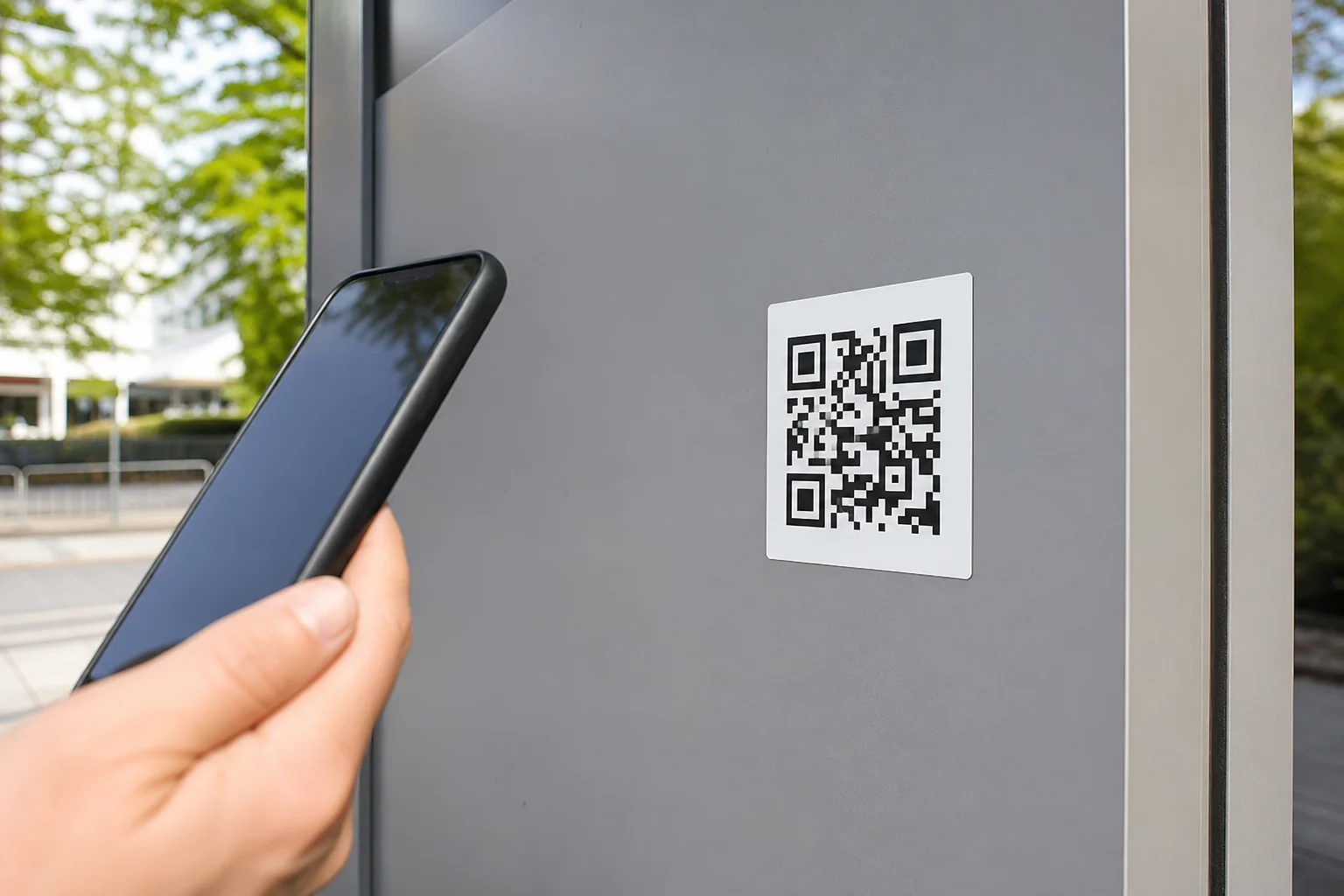 QRCode Aufkleber drucken lassen – Produktbeispiel 2