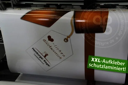 Kratzfeste XXL Aufkleber drucken – Produktbeispiel 1
