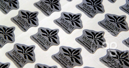 Silber metallic Aufkleber drucken – Produktbeispiel 2