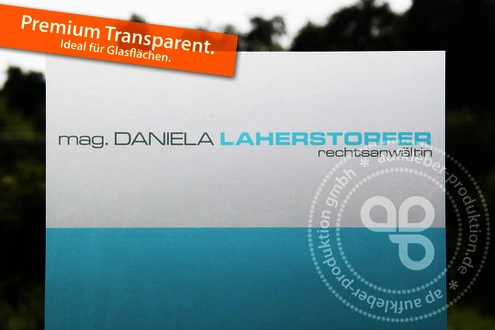 Transparente Aufkleber matt – Produktbeispiel 1