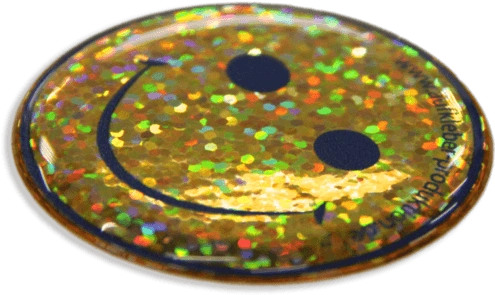 Gold Glitzer Gelaufkleber / Doming – Produktbeispiel 2