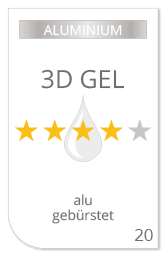 Alu gebürstet Gelaufkleber Alu gebürstet Gelaufkleber