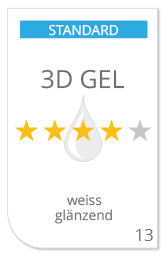 Angebot erstellen für das Drucken von Standard weiss 3D Aufkleber mit GEL (Doming)