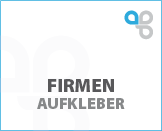 Firmenaufkleber drucken & bestellen (typische Aufkleber drucken für Firma & Geschäft)