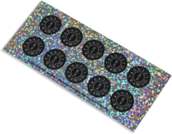 Glitter Flake Sticker auf Bogen